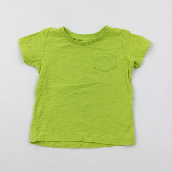 Green Cotton T-Shirt - Boys 12-18 Months