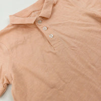 Peach Polo Shirt - Boys 8-9 Years