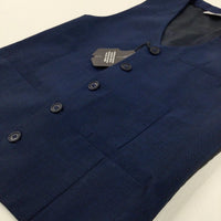 **NEW** Navy Smart Waistcoat - Boys 8-9 Years