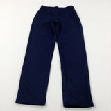 Navy Sports Trousers - Boys 8-9 Years