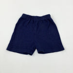 Navy Jersey Shorts - Boys 12-18 Months