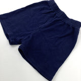 Navy Jersey Shorts - Boys 12-18 Months