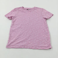 'L'amour' Pink T-Shirt - Girls 8-9 Years