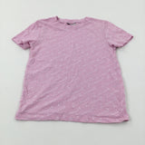 'L'amour' Pink T-Shirt - Girls 8-9 Years