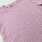 'L'amour' Pink T-Shirt - Girls 8-9 Years