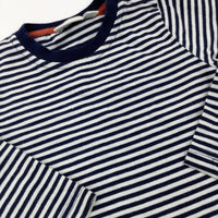 Navy Striped Long Sleeve Top - Boys 12-18 Months