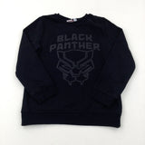 'Black Panther' Black Sweatshirt - Boys 9-10 Years