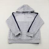 'ATHL' Grey Half Zip Sports Hoodie - Boys 9-10 Years