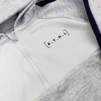 'ATHL' Grey Half Zip Sports Hoodie - Boys 9-10 Years