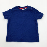 Blue Cotton T-Shirt - Boys 12-18 Months