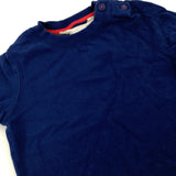 Blue Cotton T-Shirt - Boys 12-18 Months