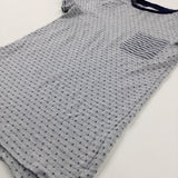 Patterned Grey & Navy T-Shirt - Boys 9-10 Years