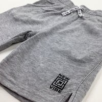 'New Vibe' Grey Shorts - Boys 6-7 Years