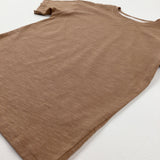 Tan Cotton T-Shirt - Boys 6-7 Years