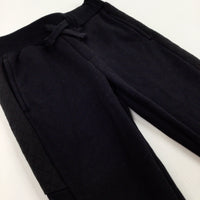 Black Joggers - Boys 6-7 Years