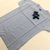 **NEW** Blue Cotton T-Shirt - Boys 18-24 Months