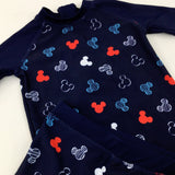 Mickey Mouse Navy Beach Suit - Boys 18-24 Months