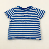 Blue Striped T-Shirt - Boys 18-24 Months