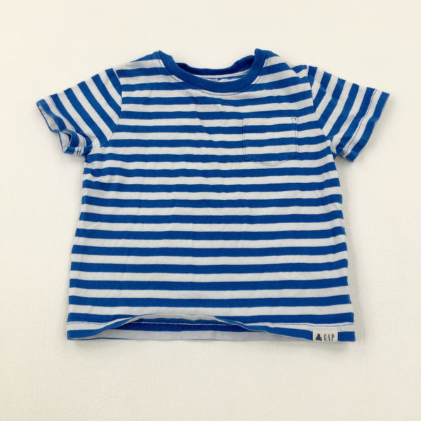 Blue Striped T-Shirt - Boys 18-24 Months