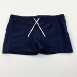 Navy Shorts - Boys 7-8 Years