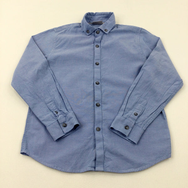 Light Blue Long Sleeve Shirt - Boys 7-8 Years