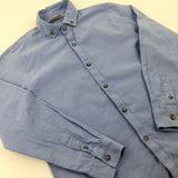 Light Blue Long Sleeve Shirt - Boys 7-8 Years