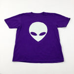 Alien Purple T-Shirt - Boys 8-9 Years