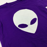 Alien Purple T-Shirt - Boys 8-9 Years