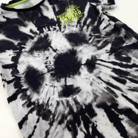 'Football Legend' Tie Dye Black & White T-Shirt - Boys 8-9 Years