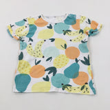 Colourful Fruits White T-Shirt - Girls 18-24 Months