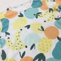 Colourful Fruits White T-Shirt - Girls 18-24 Months