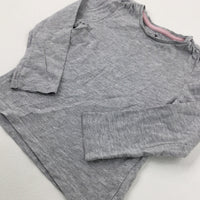 Grey Long Sleeve Top - Girls 2-3 Years