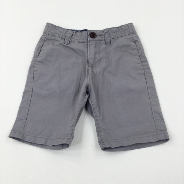 Grey Shorts With Adjustable Waist - Boys 3-4 Years