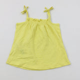 Yellow Vest Top - Girls 2-3 Years