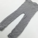 Grey Knitted Leggings - Girls 2-3 Years