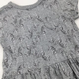 Zebra Grey Dress - Girls 2-3 Years