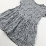 Zebra Grey Dress - Girls 2-3 Years