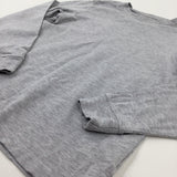 Light Grey Long Sleeve Top - Boys 9-10 Years