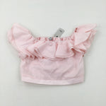 **NEW** Ruffles Pink Cropped Top - Girls 9-10 Years