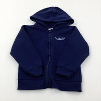 'McKenzie' Navy Zip Through Hoodie - Boys 4-5 Years