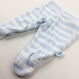 Me To You Blue Striped Jersey Trousers - Boys Newborn