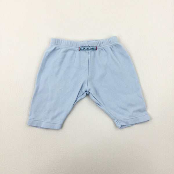 'Little Bear' Blue Jersey Trousers - Boys Newborn
