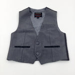 Grey Smart Waistcoat- Boys 4-5 Years