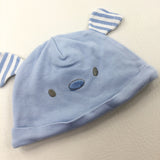 Bear Blue Jersey Hat - Boys Newborn