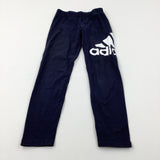 'Adidas' Navy Leggings - Girls 9-10 Years