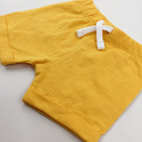 Yellow Jersey Shorts - Boys 0-3 Months