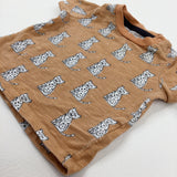 Leopards Orange T-Shirt - Boys 0-3 Months