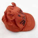 Tiger Orange Sun Cap - Boys 0-3 Months