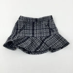 Patterned Black & White Skirt - Girls 4-5 Years