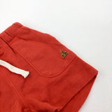 Red Jersey Shorts - Boys 0-3 Months